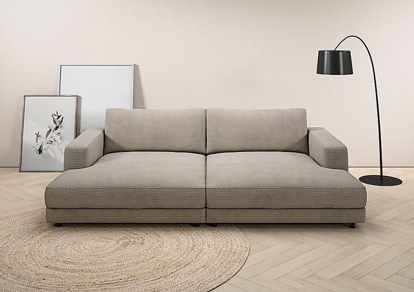 Places of Style Loungesofa "Enisa, B/T/H: 290/170/85 cm", Zeitloses und sty günstig online kaufen