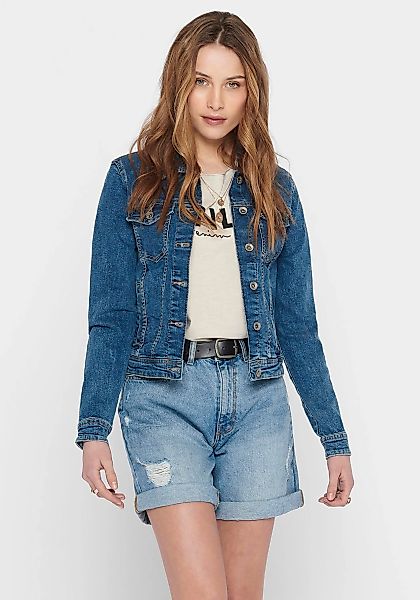 ONLY Jeansjacke "ONLTIA DNM JACKET MB BEX02 NOOS", in leichter Used-Waschun günstig online kaufen