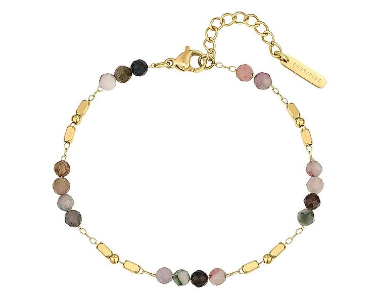 Eastside Edelstahlarmband gelbgold, Turmalin günstig online kaufen