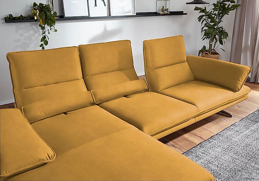 W.SCHILLIG Ecksofa »broadway, Designsofa mit tollem Sitzkomfort, L-Form«, S günstig online kaufen
