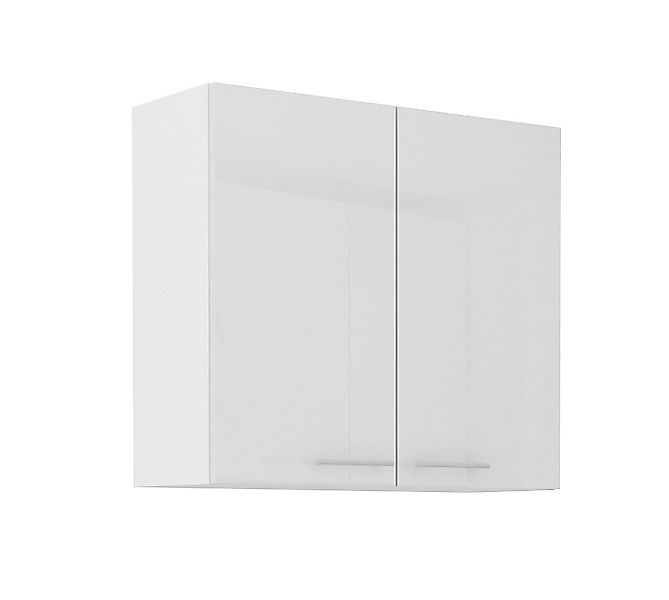 Küchen-Preisbombe Hängeschrank 80 cm Küche Lara Weiß Hochglanz Küchenzeile günstig online kaufen