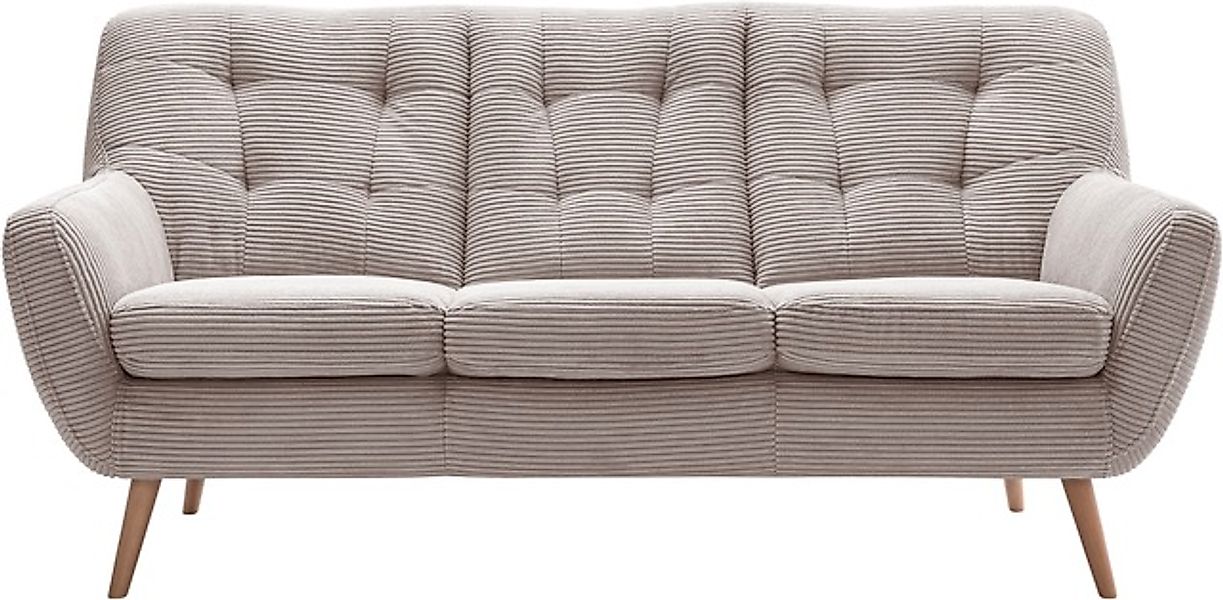 exxpo - sofa fashion 3-Sitzer »Scandi, bequem, aufwendige Rückenpolsterung günstig online kaufen