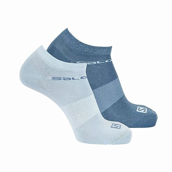 Salomon Unisex Socken - Festival 2 Pack, Wandersocken Artic Ice/Copen Blue günstig online kaufen