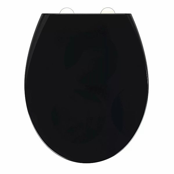 Wenko WC-Sitz Vorno Neo aus Duroplast Schwarz günstig online kaufen