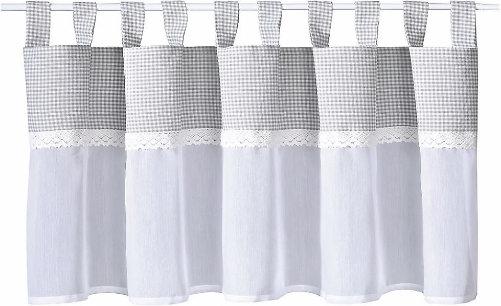 Gerster Scheibengardine "Bavaria" Schlaufen 1 Stk. tlg. HxB: 50x150, mit Ka günstig online kaufen