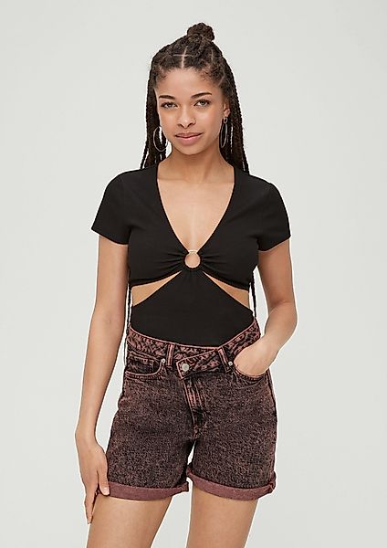QS Jeansshorts Jeans-Shorts Mom / Relaxed günstig online kaufen