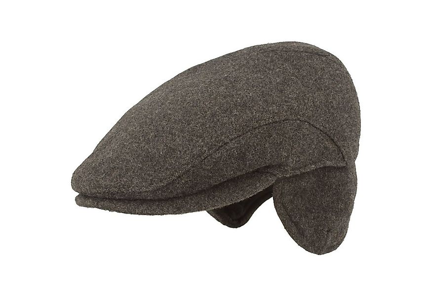 Breiter Schiebermütze Schlichte Flatcap mit Ohrenklappen warm günstig online kaufen