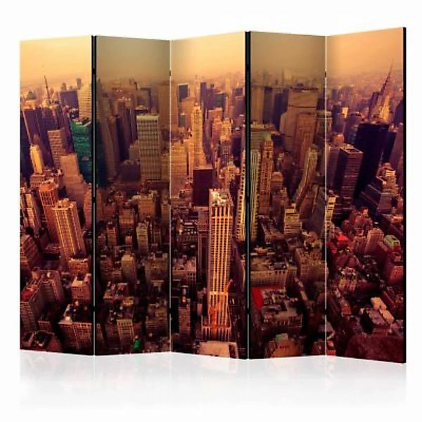 artgeist Paravent Bird Eye View Of Manhattan, New York II [Room Dividers] b günstig online kaufen