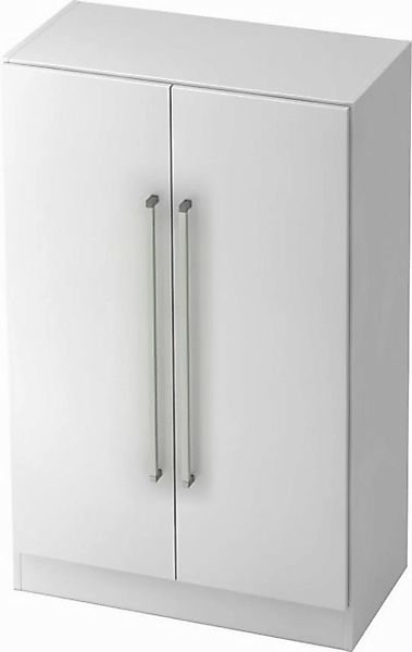 HAMMERBACHER Aktenschrank Schrank Solid 3OH BxTxH 80x42x127cm Griff RE Weiß günstig online kaufen