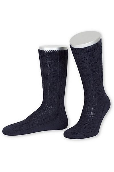 Lusana Trachtensocken Trachtensocken - L5697 - jeans, marine, mittelgrau günstig online kaufen