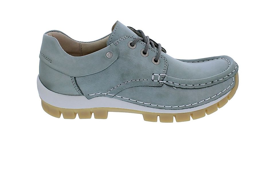 WOLKY Wolky Halbschuh Fly 0470161-701, schimmerndes Glattleder, Grün, Fußbe günstig online kaufen