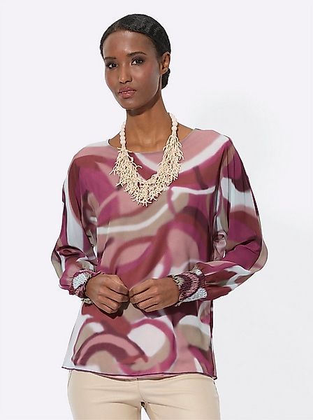 creation L Klassische Bluse Georgettebluse . günstig online kaufen