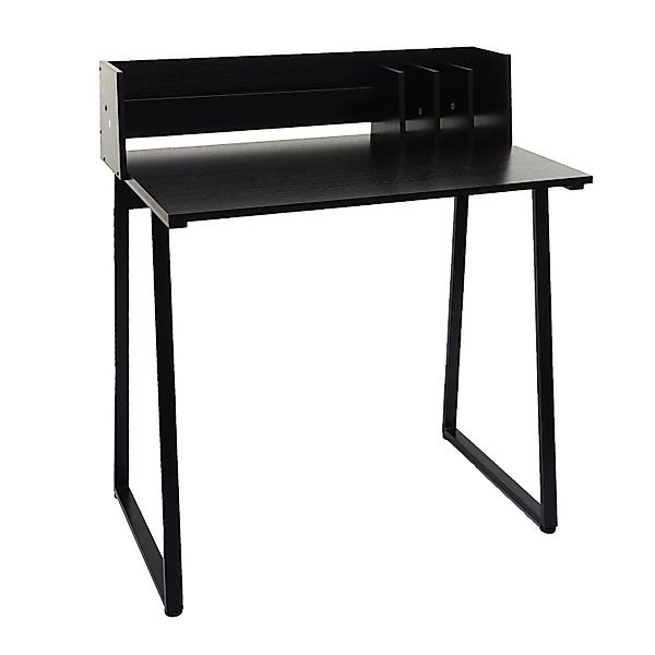 Proregal Schreibtisch HxBxT 94x82x51 cm 3D-Struktur Metall Mdf Schwarz Lapt günstig online kaufen
