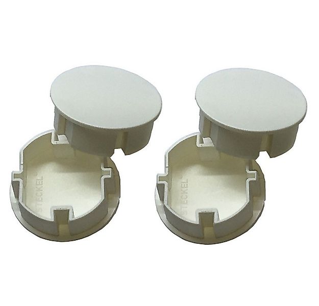 STECKEL Wanddekoobjekt 4 Stück weiße Steckdosen-Abdeckungen 19.B4 Staubschu günstig online kaufen