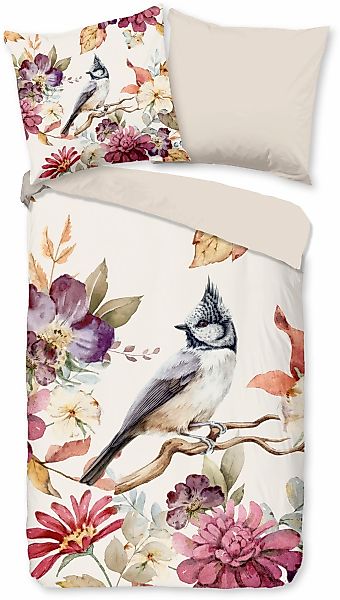 good morning Wendebettwäsche »Inga«, 100% Baumwolle, 135x200, Reißverschlus günstig online kaufen