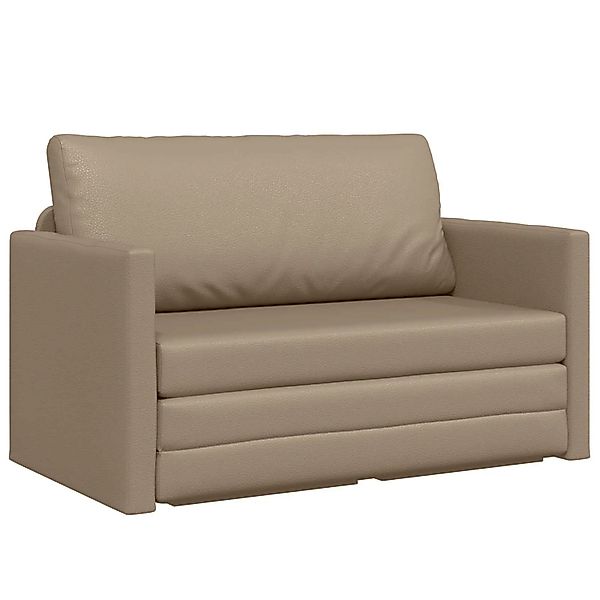 vidaXL Schlafsofa Cappuccino 124 x 71 x 78 cm Kunstleder 4106712 günstig online kaufen