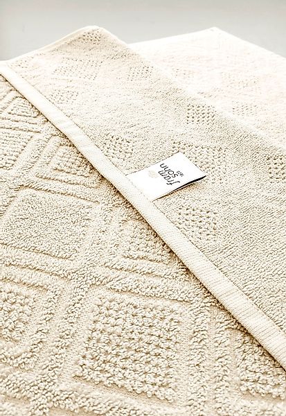 framsohn frottier Badetuch »Mosaik Duschtuch«, (1 St., Badetuch 75 x 150 cm günstig online kaufen