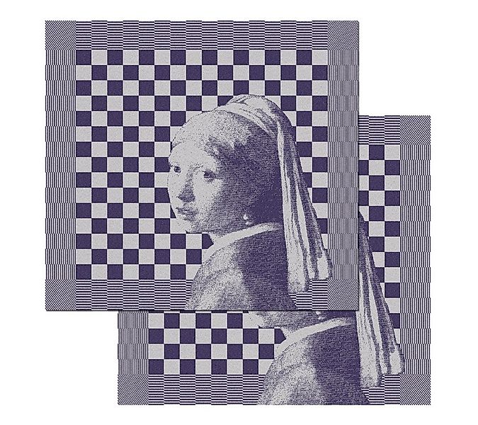 DDDDD Geschirrtuch DDDDDD Kombi-Set, Girl with a pearl, 60 x 65 cm, (2er-Pa günstig online kaufen