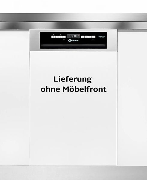 BAUKNECHT teilintegrierbarer Geschirrspüler "BK6PB10BS7A0" 10 Maßgedecke Po günstig online kaufen