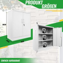 ONDIS24 Aktenschrank Mehrzweckschrank Stahlschrank - Büroschrank günstig online kaufen