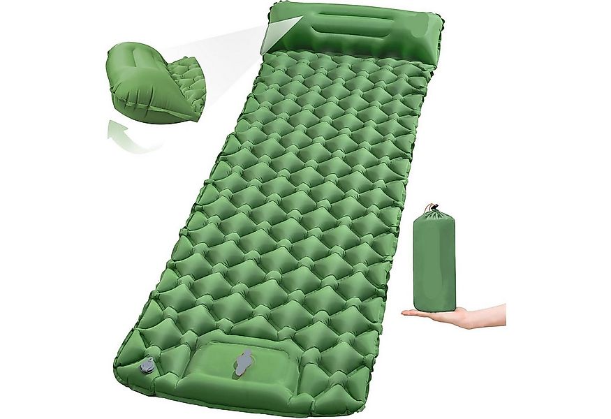 OUTMAX Isomatte Mit ultraleichte und Kissen, integrierte Fußpumpe, für Wand günstig online kaufen