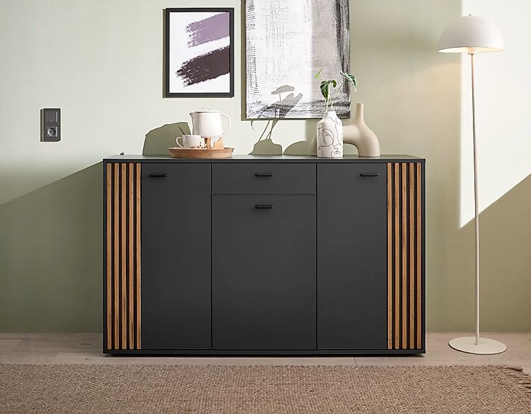 HBZ Sideboard "Dublin Kommode, BxHxT 140x86x38cm", (1 St.), Breite 140cm, S günstig online kaufen