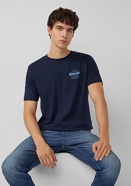 s.Oliver Kurzarmshirt T-Shirt Jersey-T-Shirt mit Frontprint günstig online kaufen