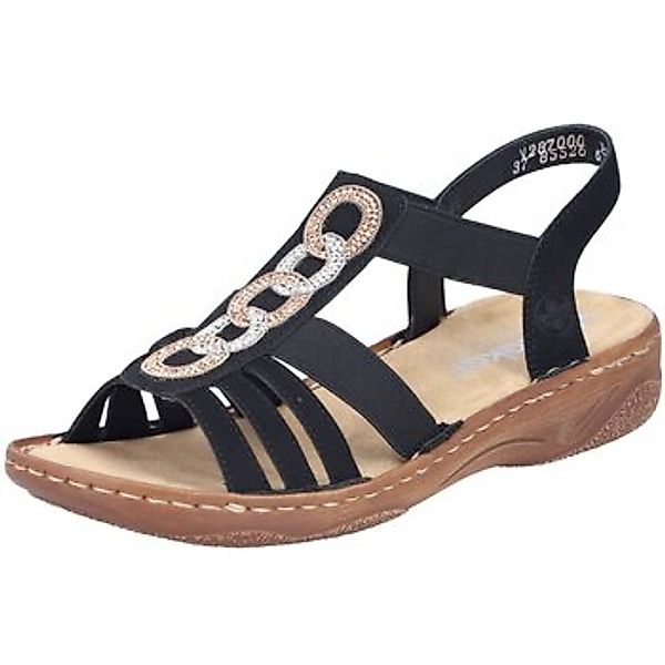 Rieker Sandale, Riemchensandale, Sommerschuh, Urlaubschuh mit seitlichen Gu günstig online kaufen