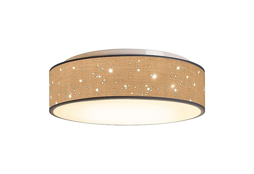 Zedelmaier Lampenschirm Deckenlampe Deckenleuchte mit Stoff-Lampenschirm, W günstig online kaufen