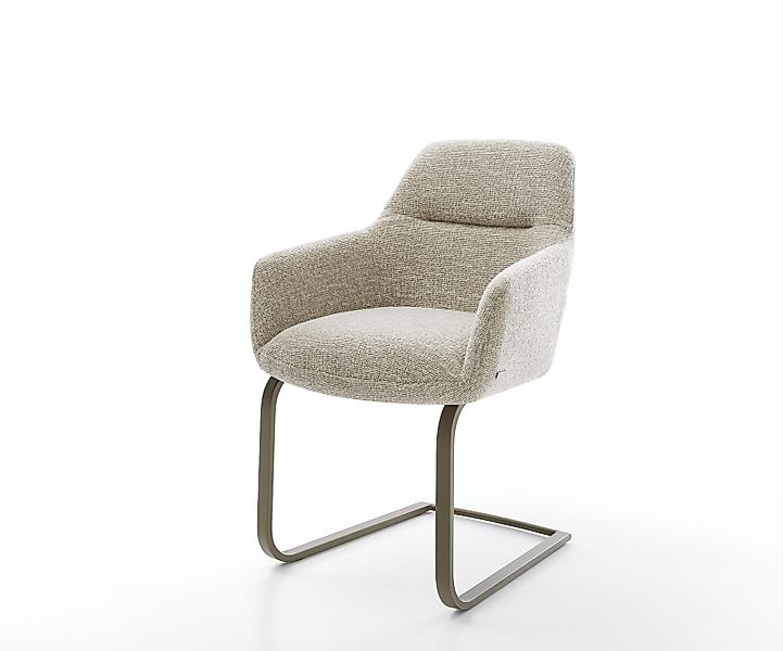 Freischwinger Pejo-Flex Webstoff Soft Beige Freischwinger flach Effektfinis günstig online kaufen