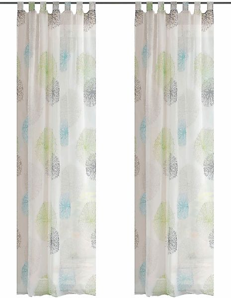 HOME WOHNIDEEN Vorhang "RAWLINS" Schlaufen 2 Stk. tlg. 2er Pack Schlaufensc günstig online kaufen