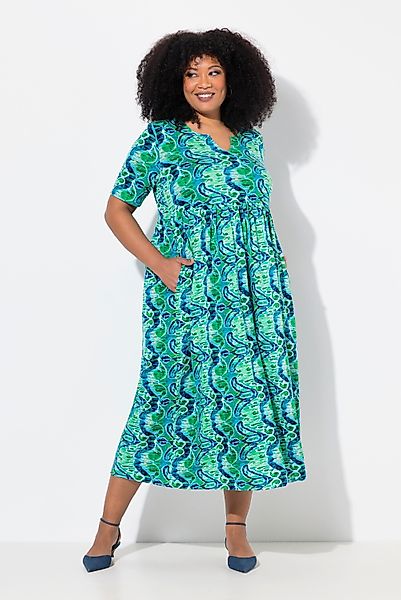 Ulla Popken Maxikleid Maxikleid Zipper A-Linie günstig online kaufen