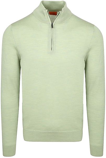 Suitable Merino Half Zip Pullover Hellgrün - Größe 3XL günstig online kaufen