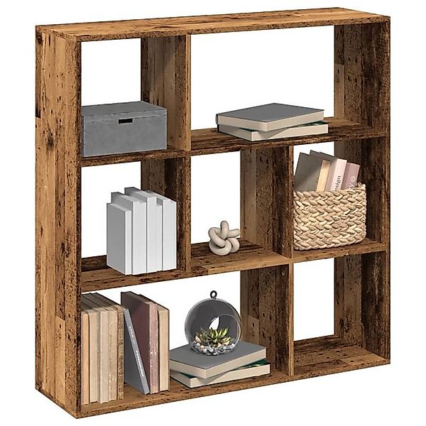 vidaXL Bücherregal Raumteiler-Bücherregal Altholz-Optik 102x29x103,5 cm günstig online kaufen