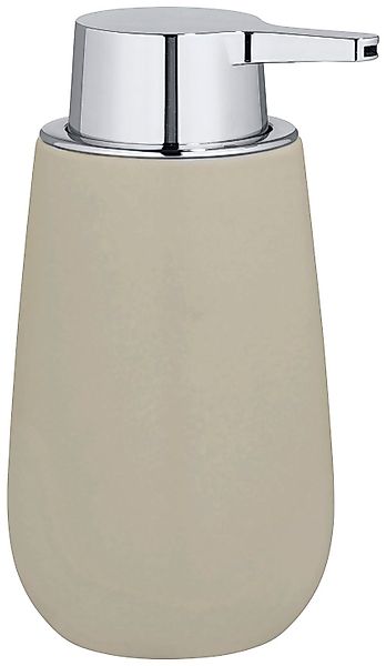WENKO Seifenspender "Badi" Beige Keramik, 320 ml günstig online kaufen