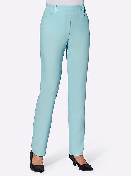 Sieh an! Jerseyhose Bügelfaltenhose Innenbeinlänge ca. günstig online kaufen