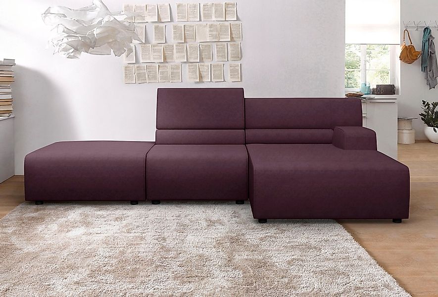 Egoitaliano Ecksofa »Babouche, Designsofa mit außergewöhnlichem Sitzkomfort günstig online kaufen