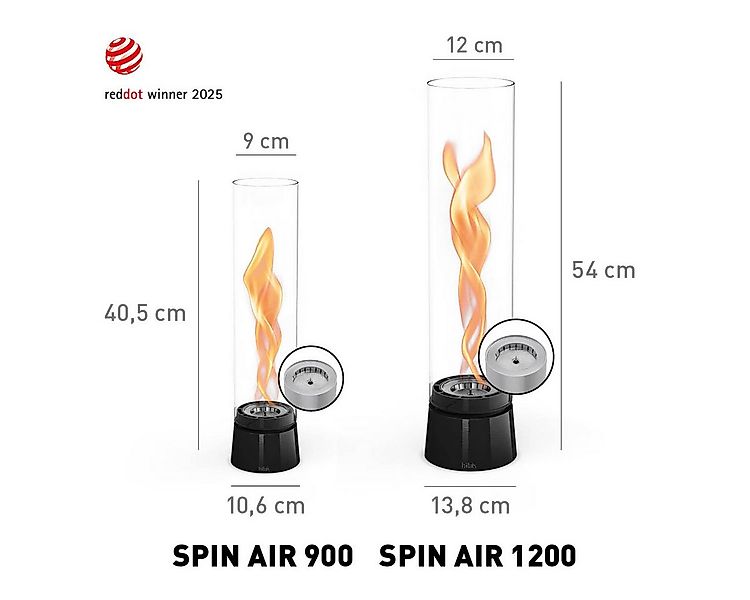 höfats Tischfeuer SPIN air (Packung, rauchfreie Tischfeuerstelle für Indoor günstig online kaufen