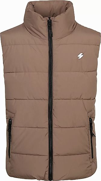 Superdry Sports Puffer Bodywarmer Beige - Größe XL günstig online kaufen