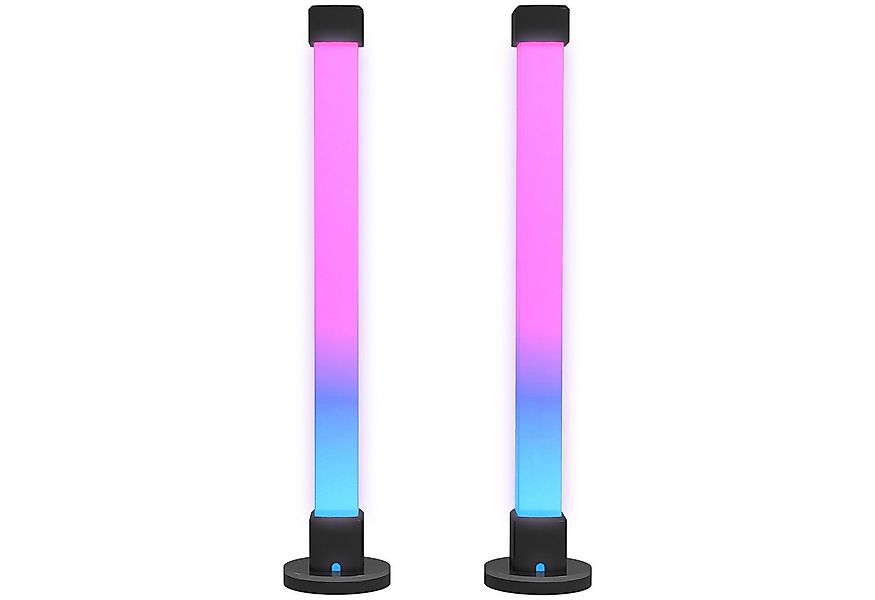 HOMCOM Tischleuchte mit App- und Fernsteuerung, Musik-Synchronisation, Farb günstig online kaufen