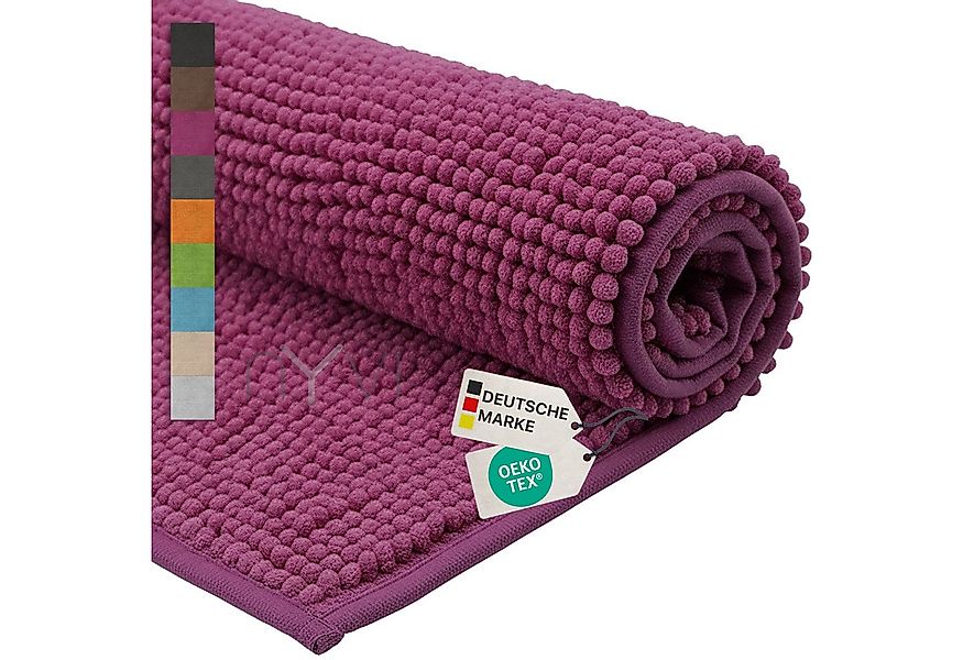 NYVI Badematte WC Vorleger NYVISpa Chenille Badvorleger, Höhe 20 mm, Polyes günstig online kaufen