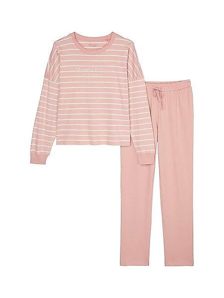 Marc O'Polo Pyjama Mix & Match Cotton (2 tlg) schlafanzug schlafmode bequem günstig online kaufen