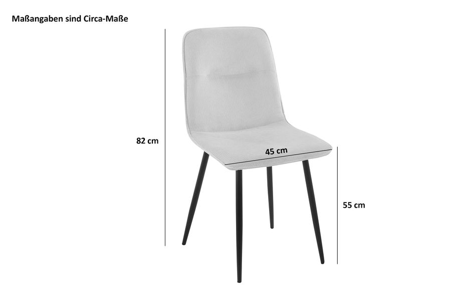 SAM® Esszimmerstuhl Suse, Schalenstuhl, Stoffbezug, Metallgestell günstig online kaufen