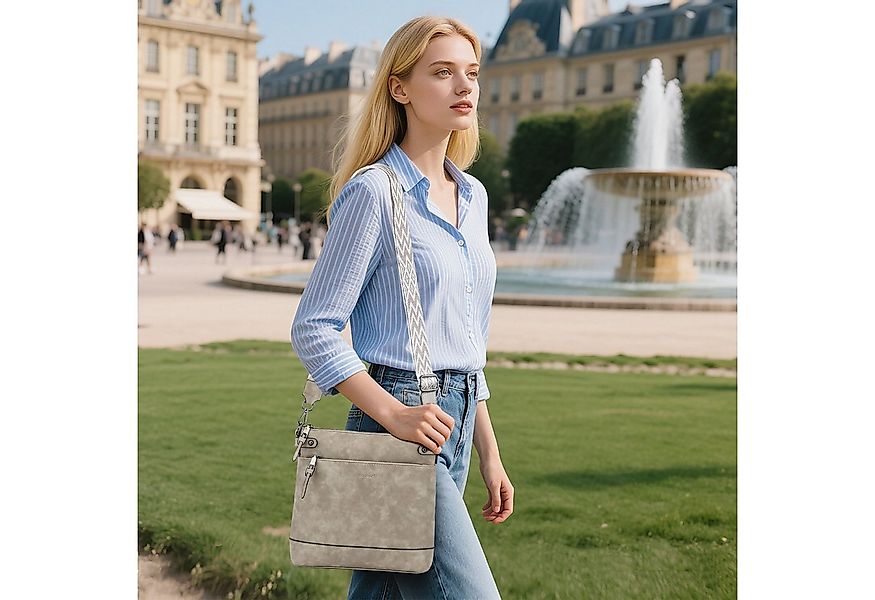 TAN.TOMI Umhängetasche Damen Mittel Crossbody Bag Leicht Schultertasche Tas günstig online kaufen