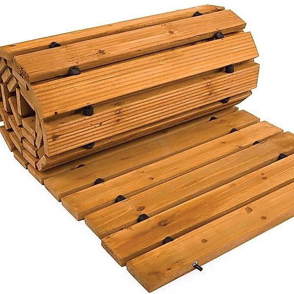 NYVI Gartenweg aus Holz 245 x 43 cm Ausrollbar günstig online kaufen