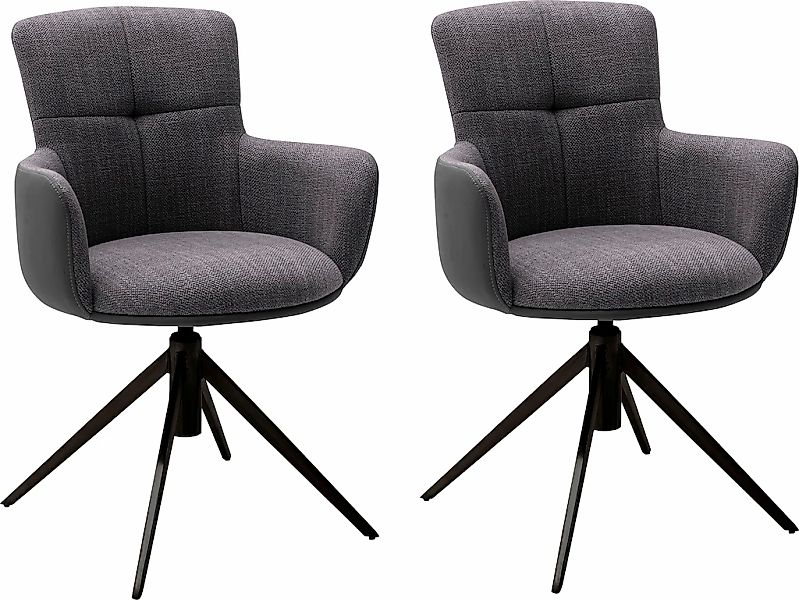 MCA furniture Esszimmerstuhl "Mecana" (Set) 2 Stk. 2er Set Materialmix, Stu günstig online kaufen