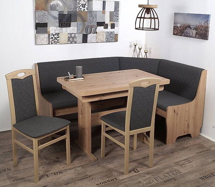 Stolebaenk Eckbankgruppe Laatzen MANIPI, (1xEckbank,1xTisch,2xStuhl), Bezug günstig online kaufen