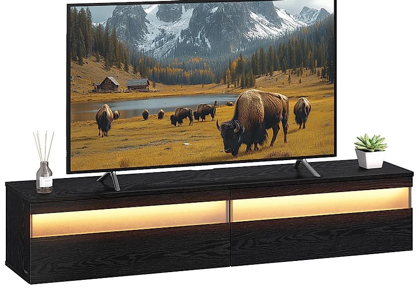 VASAGLE Lowboard, TV-Board hängend, Hängeschrank Wohnwand, günstig online kaufen