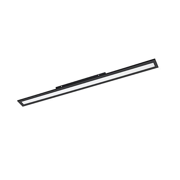Eglo LED-Deckenleuchte Salobrena-Z CCT 120 cm x 10 cm Schwarz - Weiß günstig online kaufen
