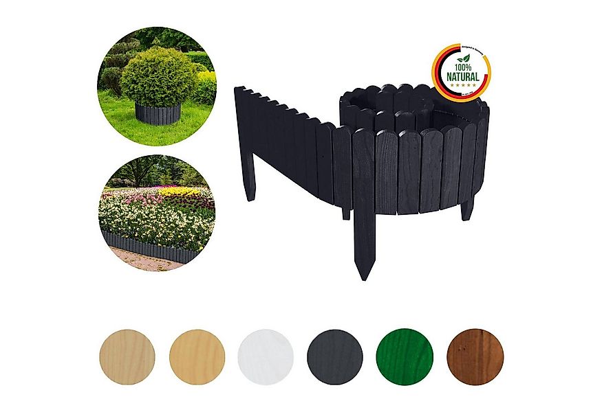Floranica Palisade Beeteinfassung Beetumrandung Rasenkante Umrandung Flexib günstig online kaufen